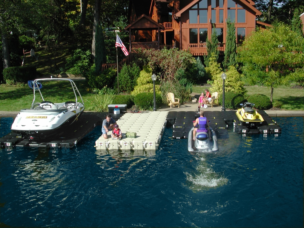 Sea Doo Switch Floating Dock Drive On Boat Dock For The Sea Doo